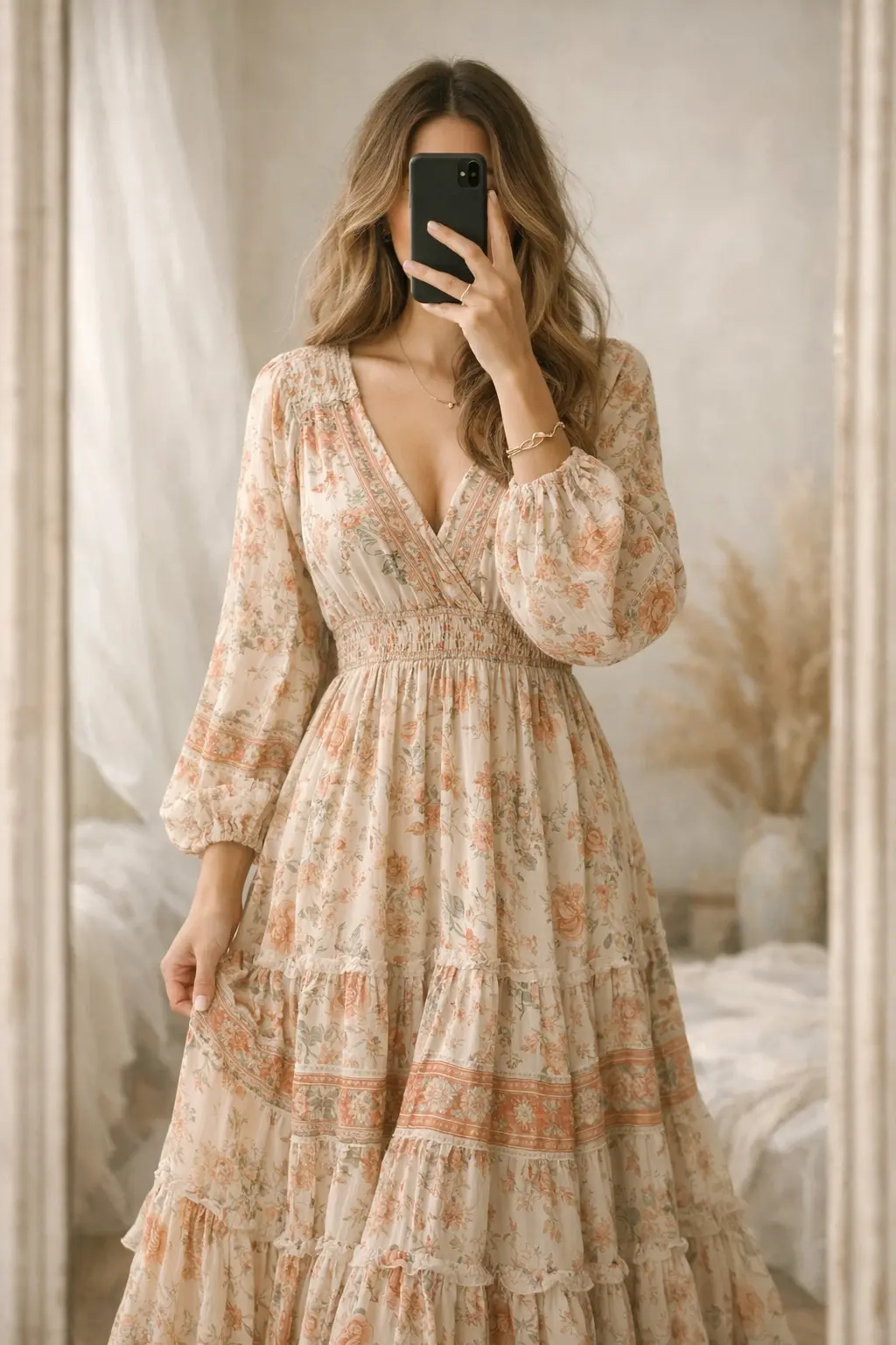 Boho Dream: Flowy Maxi Dress